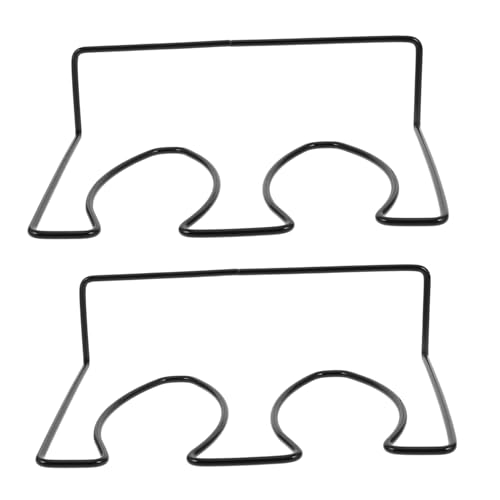 ULTECHNOVO 2 Stück Schuhregal Stiefelhalter Für Den Kleiderschrank Schuhaufbewahrung Schuhhalter Boot-Organizer Kofferraum-Organizer Für Hohe Stiefel Schmiedeeisen Schwarz