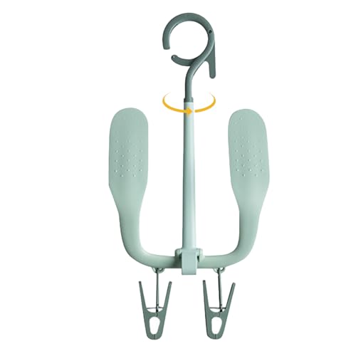 Einstellbarer Doppelhakenschuhgestell - Multifunktionaler Schuhtrocknungsbügel, Schuh- und Stiefelhalter | Tragbarer Organizer im Innen- und Außenschuh, platzsparendem Schrank Accessoire für Zuhause,