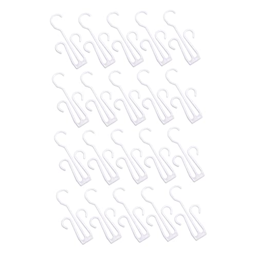 Dekoratives Schuhregal-Set für Tür und vertikale Aufbewahrung, stapelbarer Schuhschrank mit Schuhablage, Kunststoff-Schuhregale für Schrank, 20 Stück