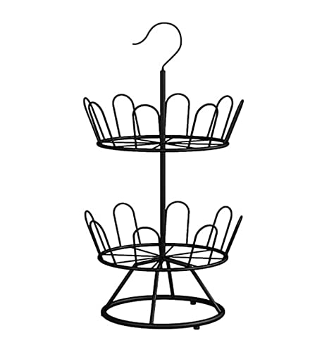 Schuhregal Schuh-Organizer Schuhständer Aufhängung Eisen Schuhregal, verwendet für Balkon, Wohnzimmer, andere Schuhaufbewahrung Organizer Schuhregal Aufbewahrungsorganizer (Farbe: Schwarz) Star of
