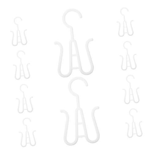 GLEAVI 10 Stücke Schuhaufhänger aus Kunststoff Stiefelhalter Verstellbar für Hausschuhe und Gummistiefel Einfach zu Montieren für Zuhause und Geschäfte