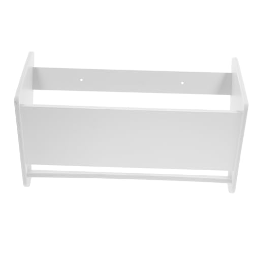 Holibanna 1 Stück Ultradünnes Schuhregal Hängender Schuhschrank Schuhregale Montiert Wandmontierte Regale Und Küche Schuhregalwand Kein Stanzgestell Multi PVC-Holz-kunststoffplatte Weiß