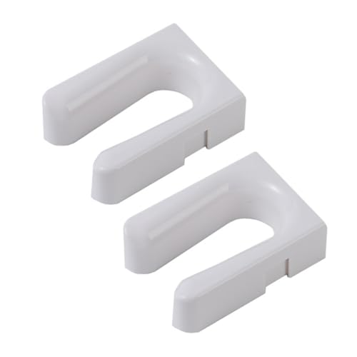 MUCKLILY 2 Stück Kofferraum-Aufbewahrungsregal schuhregal Stiefelhalter für den Eingangsbereich Stiefelhalter für hohe Stiefel Aufbewahrung für Stiefel Plastik Weiß