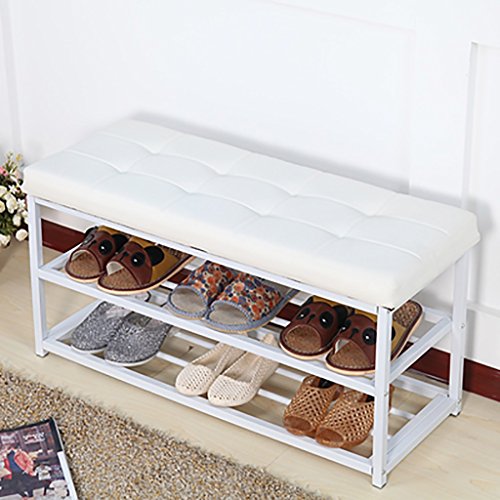 LWJJXJ Schuhregal Schuhablage Home Schuhbank Einfach und platzsparend Türschuhregal Multifunktions Economic Art Wohnzimmer (90 * 30 * 45cm) (Farbe : A3)