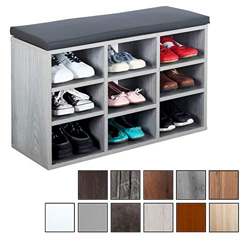 Holz Schuhregal - z.B: aus Akazienholz Zedernholz oder Walnuss