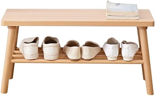 Home Mall – Schuhbank aus Holz – Moderne Einfachheit, einstöckiges Schuhregal, für den Flureingang, 70 × 31 × 38 cm
