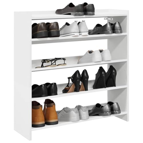 BOWEKAM Home & Garden-Schuhregal, weiß, 80 x 25 x 81 cm, Holz-Möbelwahl