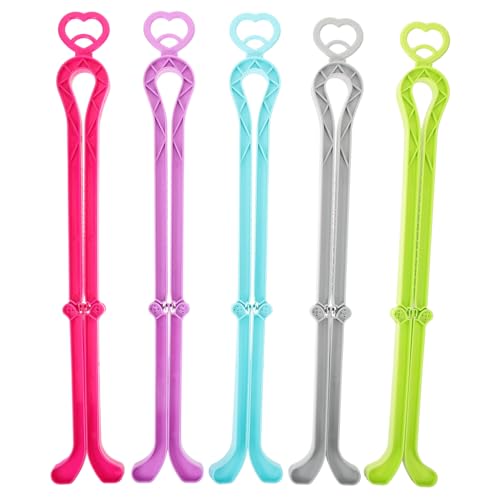 TOGEVAL 5 Stück Faltbare Stiefelhalter Teiliges für Lange und Kurze Stiefel Schuhformer aus Material Organizer für Schuhschrank und Aufbewahrung Verschiedenen Farben Erhältlich