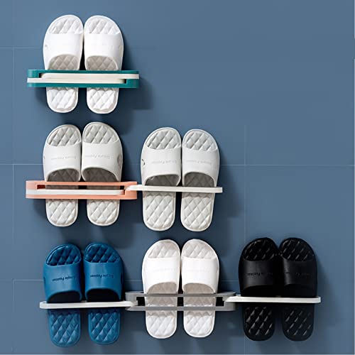 Mirrwin Schuhablage Wand Schuhhalter 3 in 1 Faltbar 3 Stück Schuhregal Hängeregal für Schuhen Aufbewahrung Schuh Organizer Schuhregal Küchengeschirr Abdeckung Lagerun Geeignet für Familien und Hotels