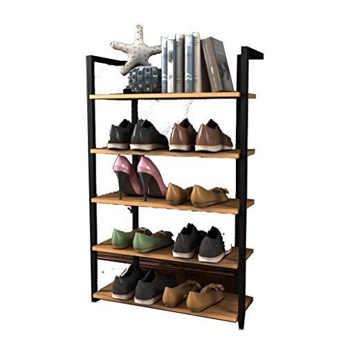 FLBT Schlafsaal Staubdichtes Schuhregal Stehende Aufbewahrungsbank Schuhe Organizer Schrank Vliesstoff Abdeckung Kleines Bücherregal Stapelbare Regale Holz Bambus Edelstahl Heim Harz Latte Utility