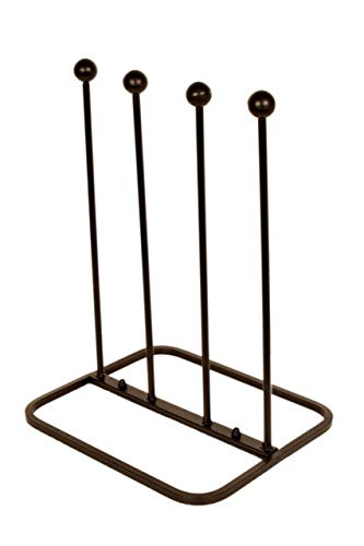 Schuhregal aus Eisen Schmiedeeisen mit Schnörkel und Verzierungen