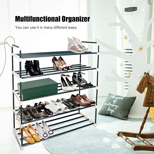 Schuhregal aus Eisen Schmiedeeisen mit Schnörkel und Verzierungen