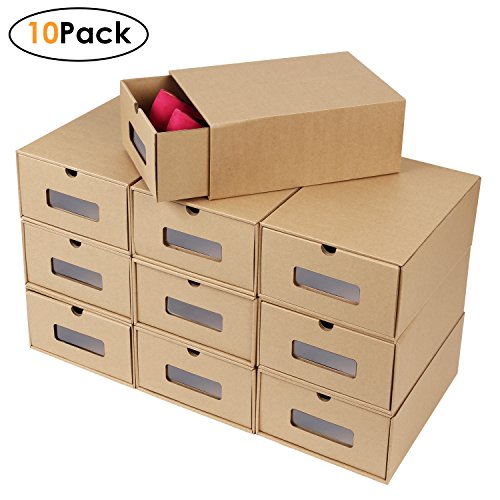 Schuhregal aus Kunststoff einfach oder stapelbar