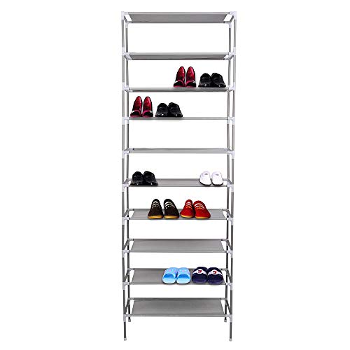 2 Stück Schuhständer Edelstahl - Verspiegelte Schuh- Und Handtaschenständer Silber