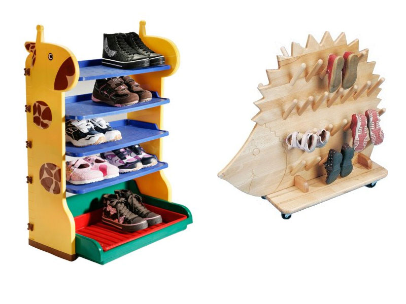 Kinder Schuhregal