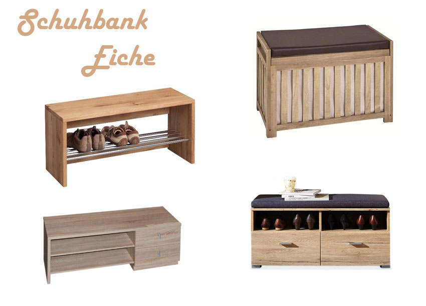 Schuhbank Eiche