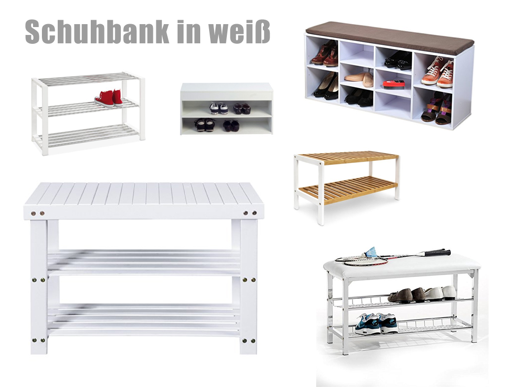 Schuhbank weiss