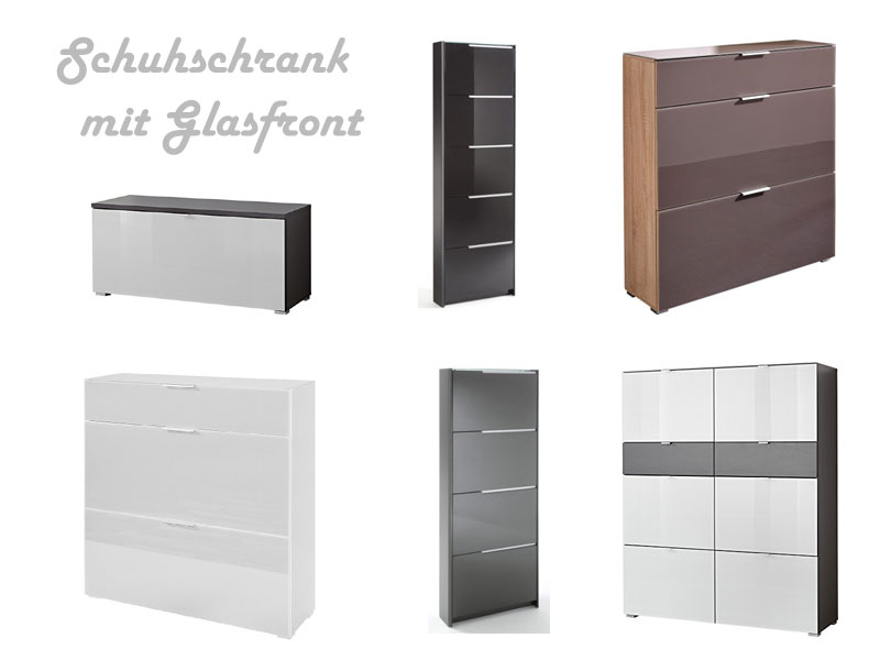 Schuhschrank mit Glasfront